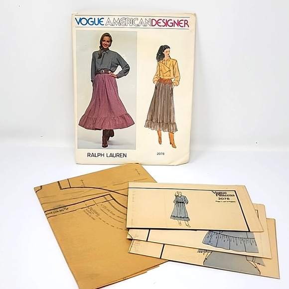 Ralph Lauren Vogue Young American Designer Pattern Ralph Lauren Size 6-14 - Picture 3 of 6